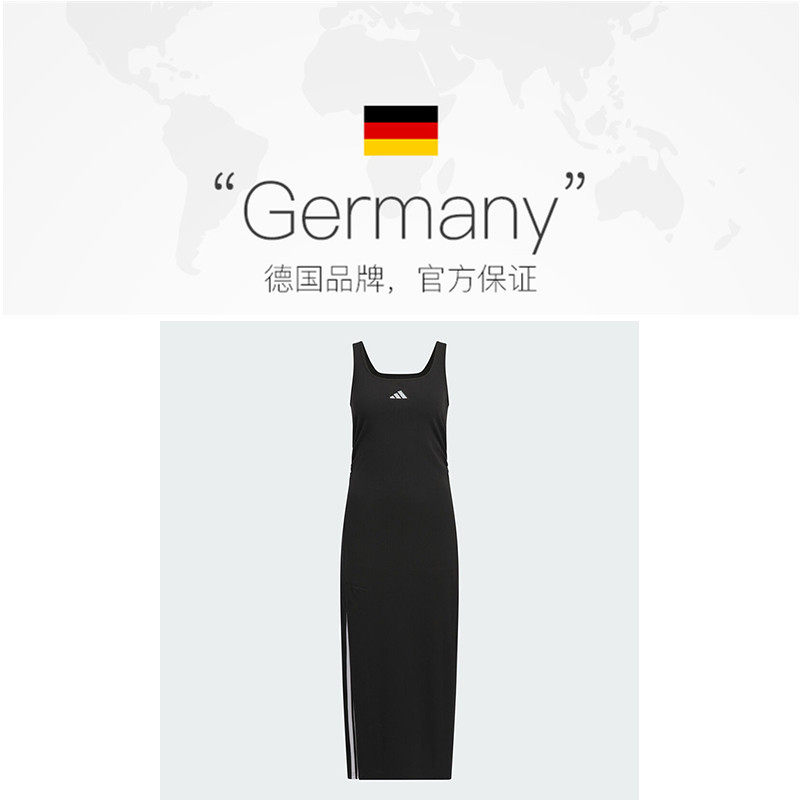 【自营】adidas阿迪达斯女子S DRESS短袖运动连衣裙KB7758 - 图1