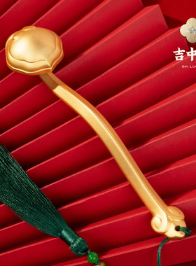 吉中吉·铜 x 妈祖文创《吉祥如意》铜摆件桌面家居装饰文创摆件