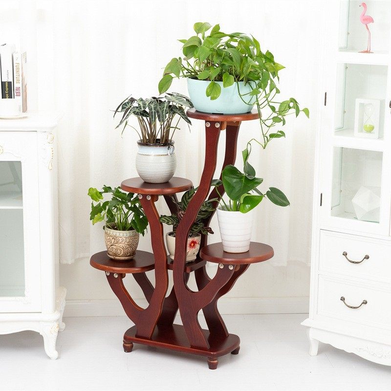 实木花架2025新款客厅室内阳台置物架多层中式绿萝花盆架乔迁礼物,淘宝优惠券,粉丝福利购,淘宝优惠卷