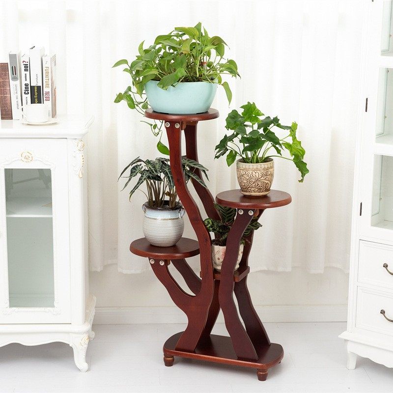 实木花架2025新款客厅室内阳台置物架多层中式绿萝花盆架乔迁礼物,淘宝优惠券,粉丝福利购,淘宝优惠卷