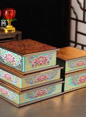 观音菩萨佛像底座加高供奉台关公文财神爷摆台拜神供佛莲花垫高架