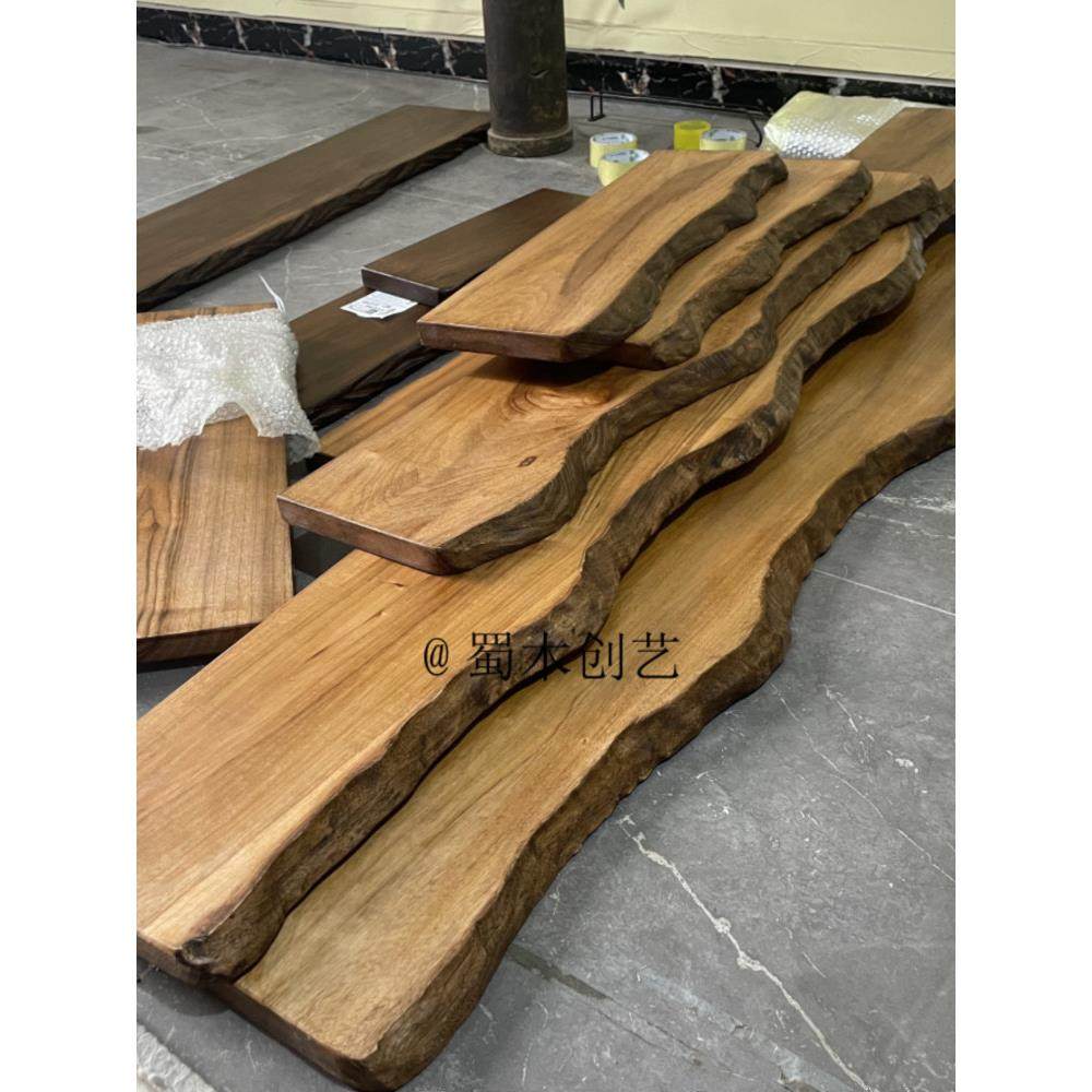 全实木新中式装饰艺术挂板内墙原木色挂墙式覆古风一字隔板置物架,淘宝优惠券,粉丝福利购,淘宝优惠卷