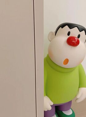 歪头胖虎动漫大手办客厅家居摆件
