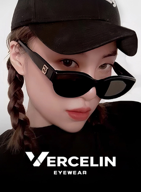 jennie同款大牌猫眼墨镜女款防晒