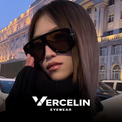 欧美复古茶色飞行员超大框墨镜女2026新款高级感近视太阳镜显脸小 - 图1