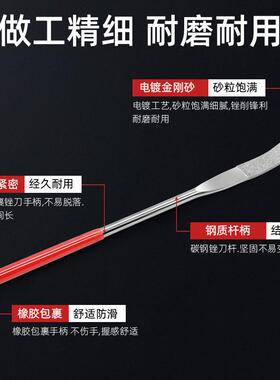 5MM塑柄弯头异形锉刀弯头什锦锉平扁半圆圆三角圆方锉等十种套装