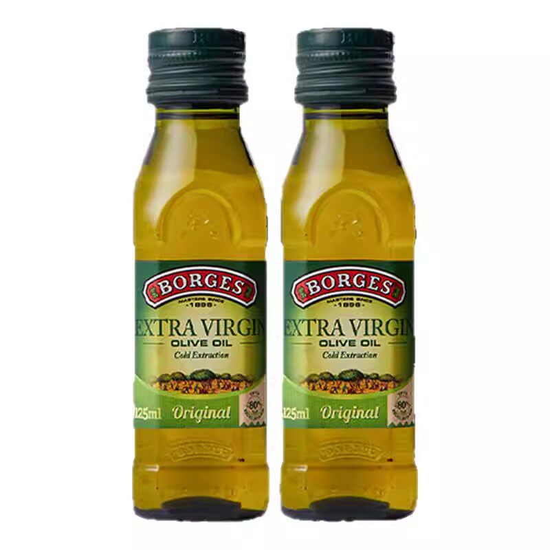 Borges/伯爵西班牙原装进口家用特级初榨食用橄榄油瓶装125ml*2