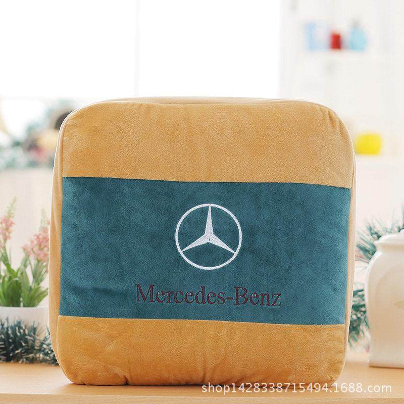 汽车标抱枕被子两用4S店礼品多功能靠垫毯子珊瑚绒靠背一体空调被,淘宝优惠券,粉丝福利购,淘宝优惠卷