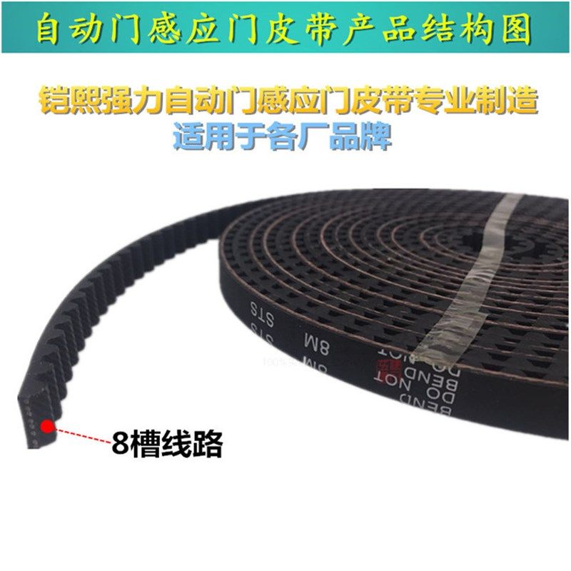 自动门皮带S8M同步带 感应门传送带平移玻璃门皮带 电动门皮带7米,淘宝优惠券,粉丝福利购,淘宝优惠卷