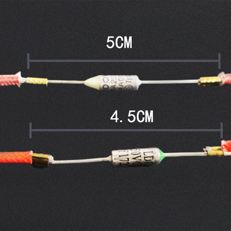温度保险管丝熔断器电饭煲锅电压力锅带线10A250V172C/240C通,淘宝优惠券,粉丝福利购,淘宝优惠卷