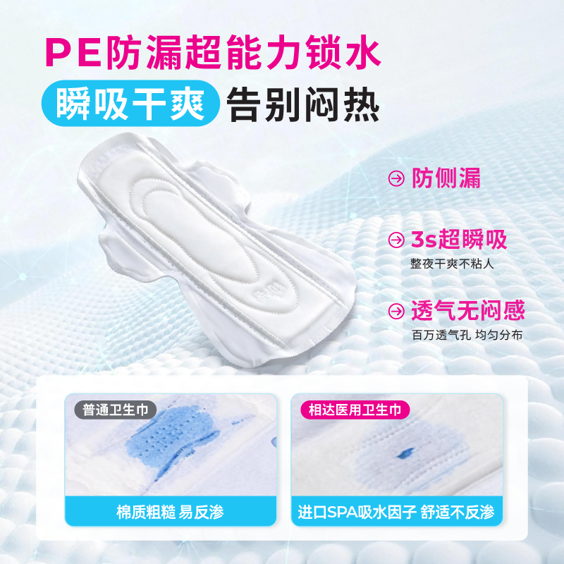 【相达】医用级灭菌日夜用卫生巾