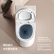 Household toilet high-impact toilet with full wall-mounted design