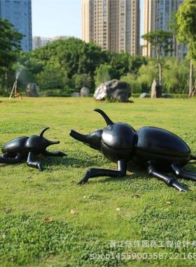 精品仿真户外昆虫树脂雕塑大型工艺品小动物艺术花园标本装饰摆件