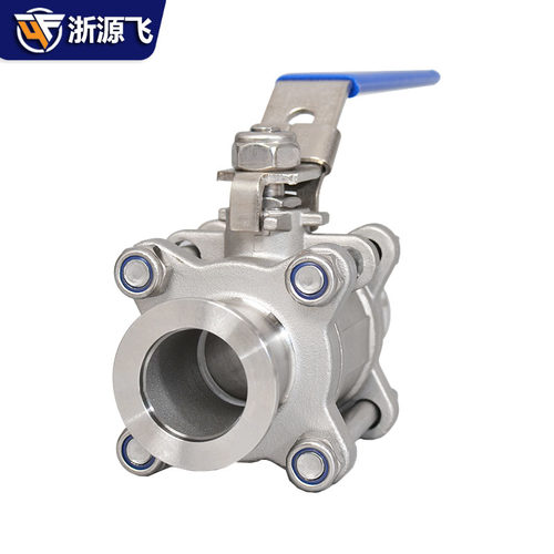 KF高真空球阀304不锈钢手动16快装25卡箍40卡盘50法兰63管件配件 - 图1