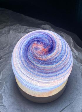 「左耳说」星球灯水晶球桌面摆件星空夜灯男女生小众高级生日礼物
