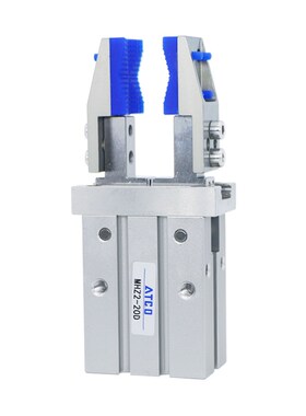 机械手手指气缸平行夹具16D/20D伸缩支架硅胶夹爪加宽抱夹外撑件