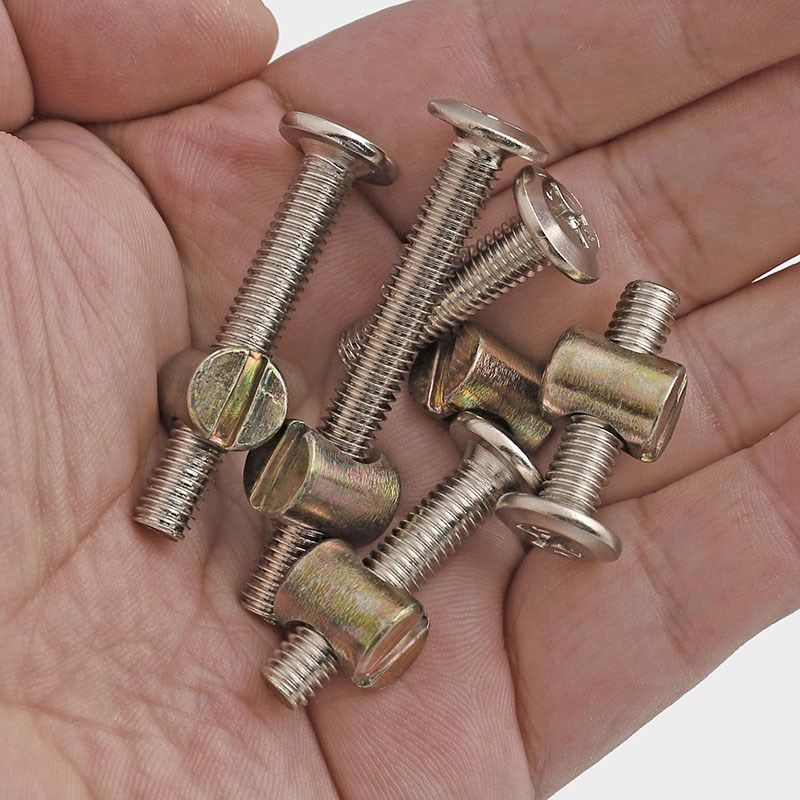 婴儿童床螺丝家具木床书桌橱柜五金配件螺丝连接件M6M8配锤仔螺母,淘宝优惠券,粉丝福利购,淘宝优惠卷