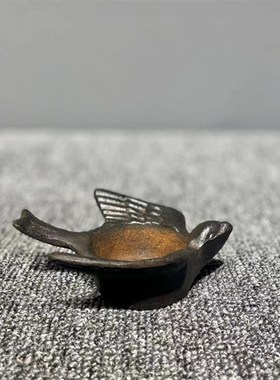 仿铸铁燕子灯书房摆放室内客厅复古怀旧案头摆件收藏包邮居家新品