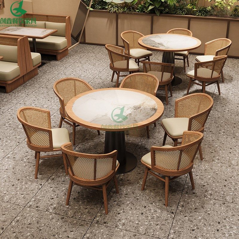 定制东南亚主题餐厅卡座餐桌火锅烤肉店西餐厅茶餐厅商用桌椅组合,淘宝优惠券,粉丝福利购,淘宝优惠卷