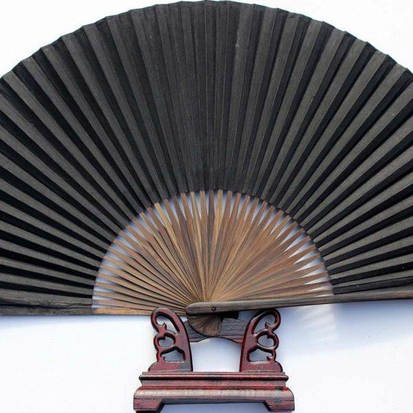 4TXN传统绍兴黑纸扇子毛全本黑纸扇子 手工工艺折扇,淘宝优惠券,粉丝福利购,淘宝优惠卷