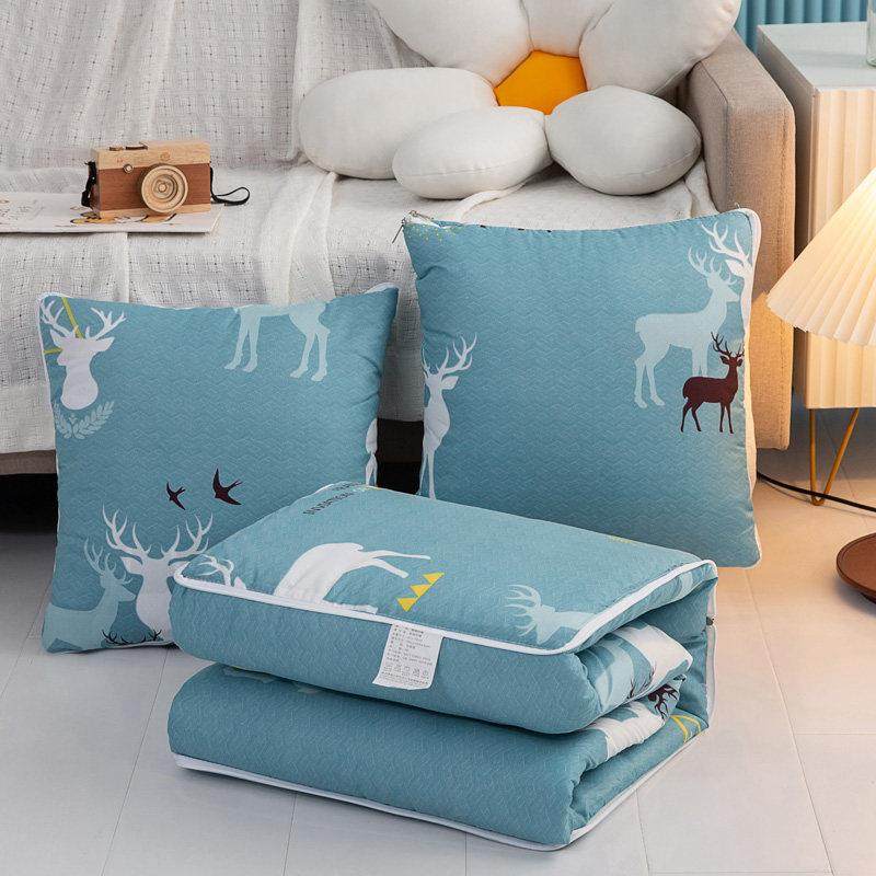 加厚抱枕被子两用二合一折叠汽车载枕头被办公室午睡毯子沙发靠枕,淘宝优惠券,粉丝福利购,淘宝优惠卷