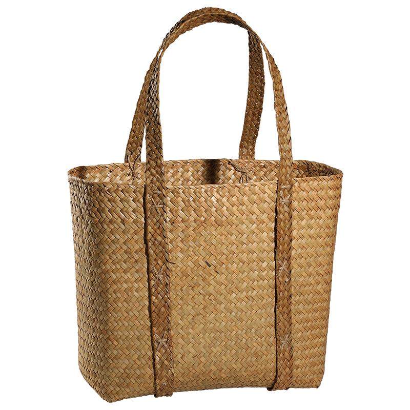 网红手提ins菜篮子购物篮藤编编织买菜水果道具野餐用品宠物提篮,淘宝优惠券,粉丝福利购,淘宝优惠卷