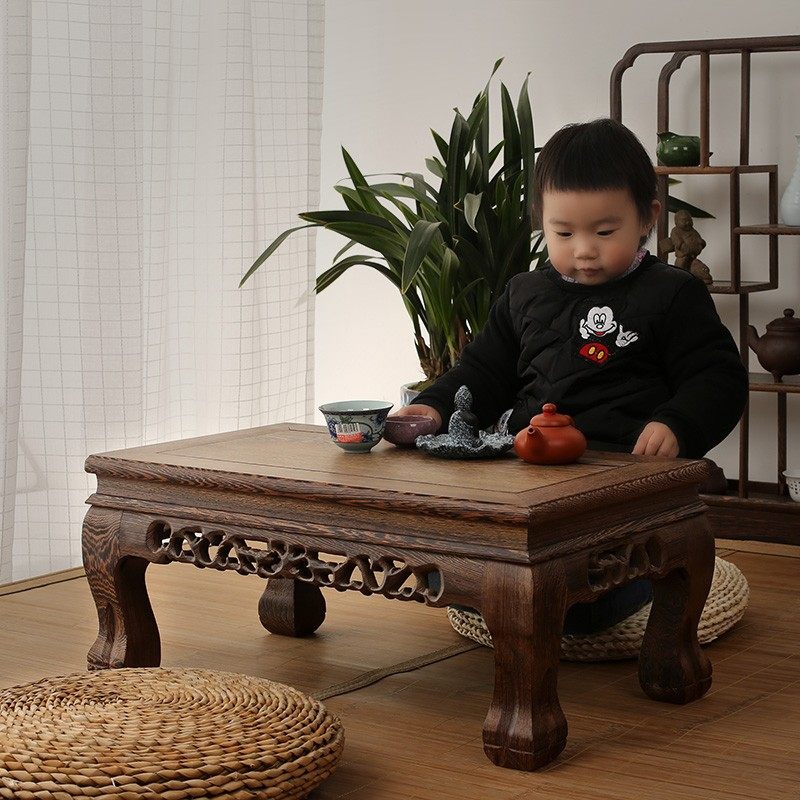 鸡翅木炕桌炕几飘窗桌子 红木实木床上阳台小矮桌茶台榻榻米茶几,淘宝优惠券,粉丝福利购,淘宝优惠卷