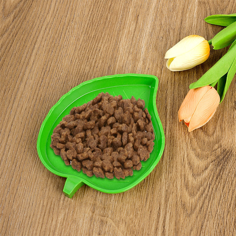 喝水干饭仿真鬃狮蜥蜴叶子形状喂食碗小型爬宠日用品宠物碗食盆,淘宝优惠券,粉丝福利购,淘宝优惠卷