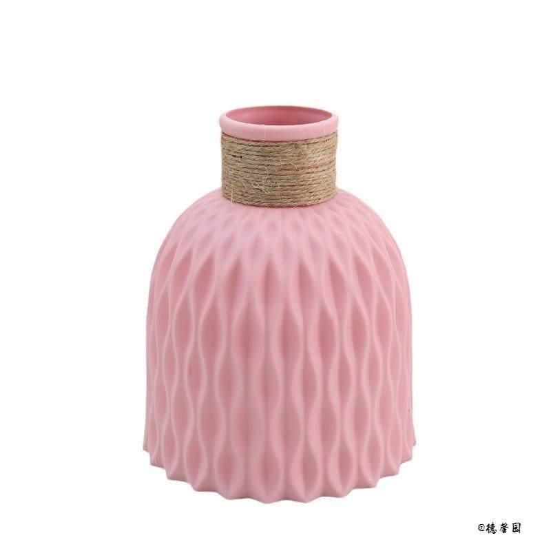 花艺波纹瓶子装饰摆件插花容器插花瓶盆栽摆放创意花瓶假花瓶客厅,淘宝优惠券,粉丝福利购,淘宝优惠卷