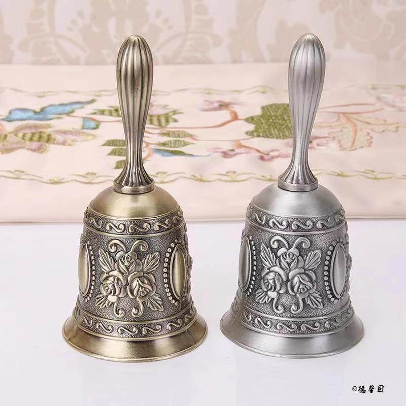 时尚欧式优雅锌合金手摇玫瑰花小铃铛 餐厅饭店传菜铃 手摇式铃铛,淘宝优惠券,粉丝福利购,淘宝优惠卷