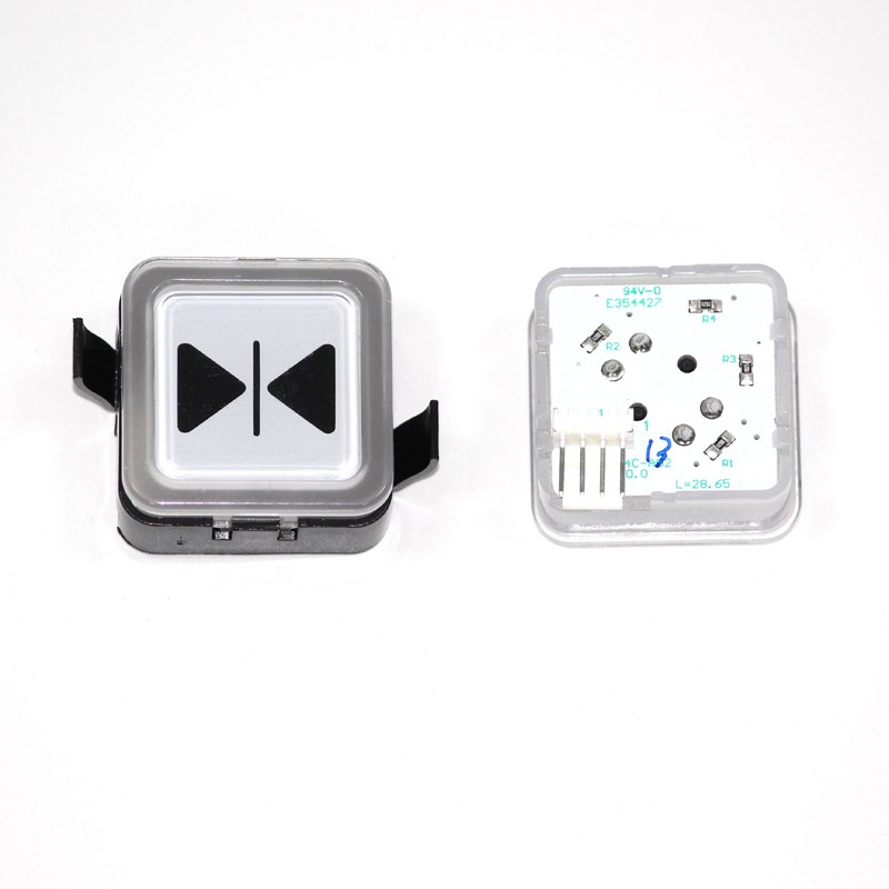 电梯配件杭州西奥BS34C按钮/34直径方按钮HBP11面板按钮 - 图1