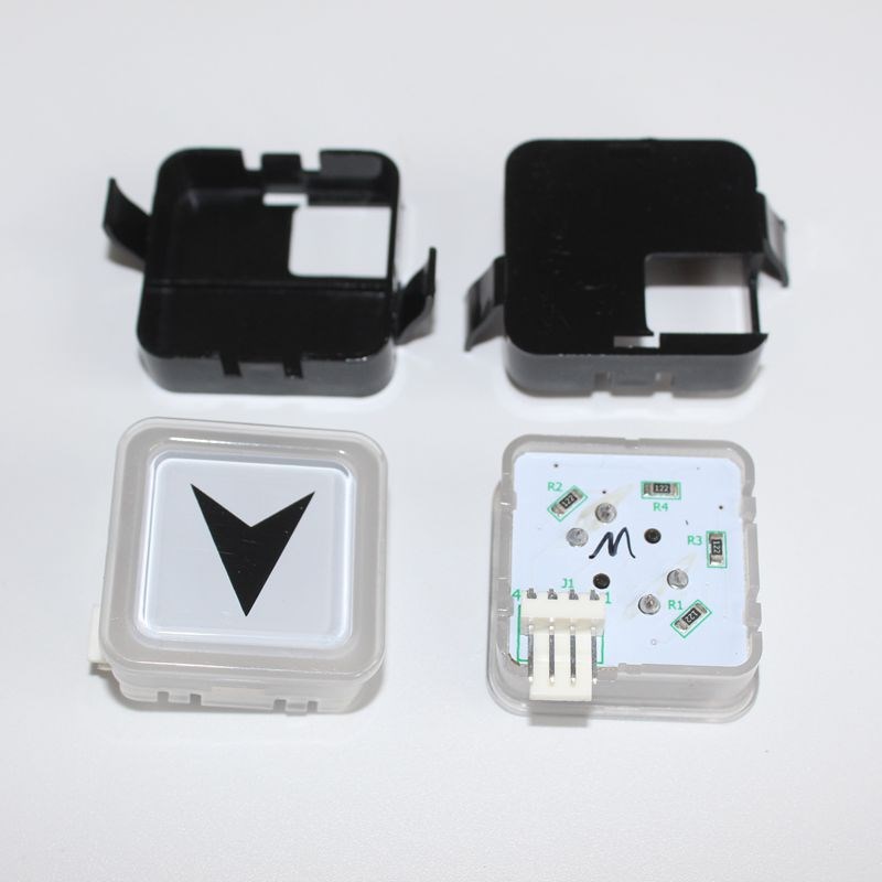 电梯配件杭州西奥BS34C按钮/34直径方按钮HBP11面板按钮 - 图3