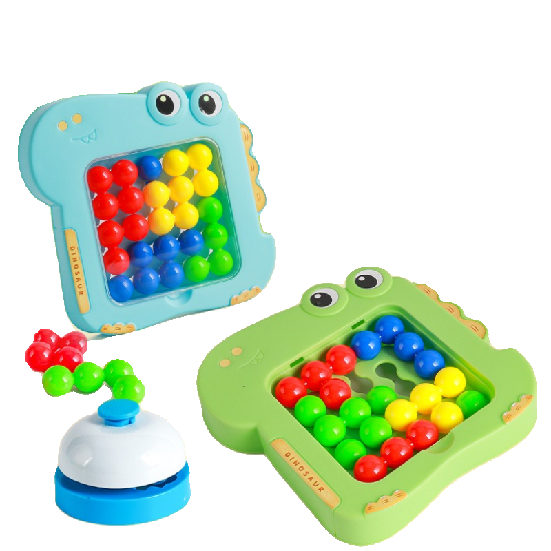 儿童益智桌游玩具魔珠拼图亲子互动思维专注力训练游戏幼儿园礼物 - 图3