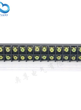 TBC-6012 接线板 端子排 接线柱 60A/12P(铜)接线端子排12位