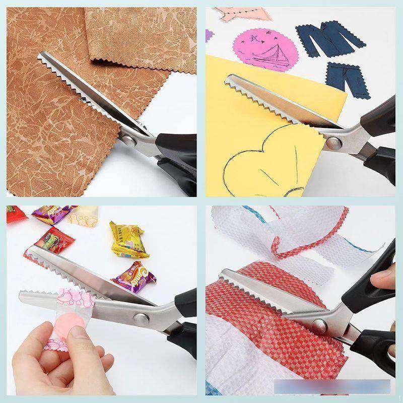 正品三角波浪花边剪刀狗牙剪花样布料锯齿花边剪美工手工裁缝布样,淘宝优惠券,粉丝福利购,淘宝优惠卷