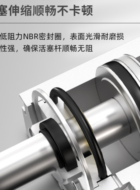 SDA气缸小型气动大全薄型迷你微型带磁25/30/32/40/50/63*5/10/15