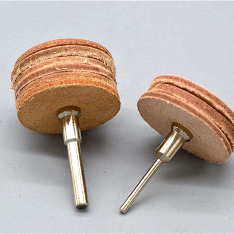 牛皮抛光轮 玉石翡翠玛瑙抛光上蜡工具 黄牛皮抛光 带柄抛光牛皮,淘宝优惠券,粉丝福利购,淘宝优惠卷