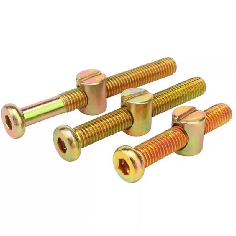 M6家具五金螺丝婴儿童床配件螺丝横孔螺母书柜斜平头螺丝M8螺母,淘宝优惠券,粉丝福利购,淘宝优惠卷