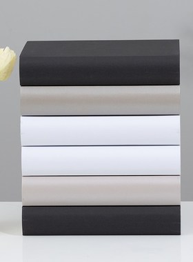 纯色圆弧假书仿真书摆件样板间酒店道具书模型办公区装饰书仿真书