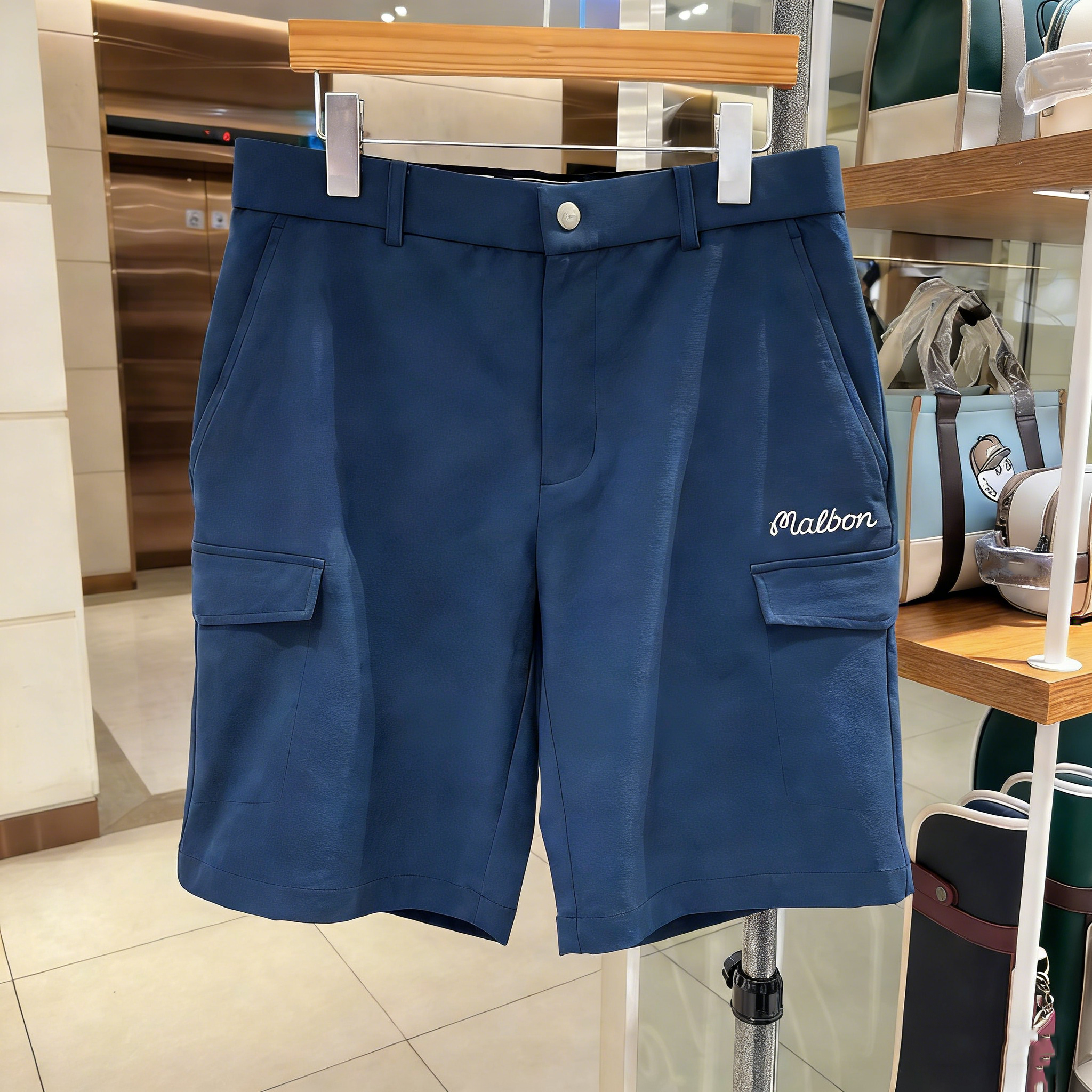 韩国高尔夫服装男士短裤2026春夏新款百搭字标golf运动松紧腰短裤,淘宝优惠券,粉丝福利购,淘宝优惠卷