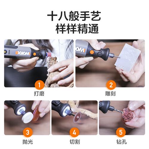 威克士电磨机WX750/WX106全能打磨切割附件WA7220/WA7221/WA7222 - 图1