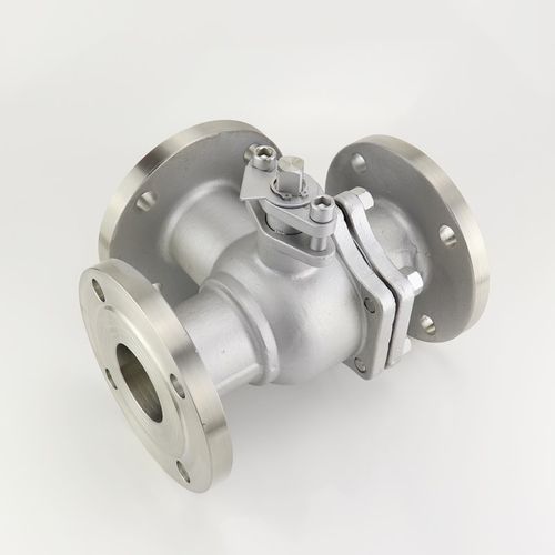 不锈钢三通球阀Q44F/Q45F16P L型T型法兰三通换向阀 转换阀40 80 - 图3