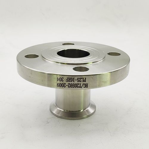 304不锈钢化工部HG/20592标准法兰转换快装接头一端法兰一端卡盘 - 图1
