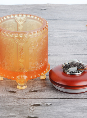 商务礼品定制送老师毕业礼物领导员工退休纪念品实用琉璃茶罐