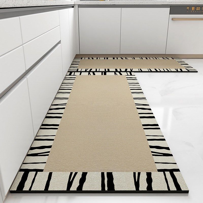 厨房地垫防油防滑免洗可擦吸水简约现代防污门垫专用耐脏垫子高级,淘宝优惠券,粉丝福利购,淘宝优惠卷