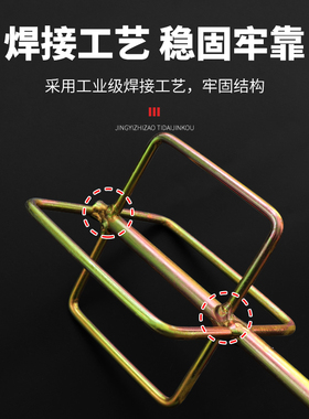 打灰搅拌杆不锈钢水钻搅灰杆腻子电钻电锤水泥腻子粉电动搅拌神器
