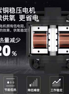 钓鱼养鱼氧气泵户外充电便携式交直流两用增氧泵小型增氧机卖鱼用