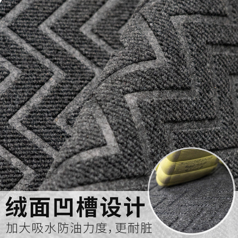 Kitchen floor mats, non-slip, anti-oil, no-wash, wipeable, waterproof and absorbent carpets, entrance door, foot mats for home