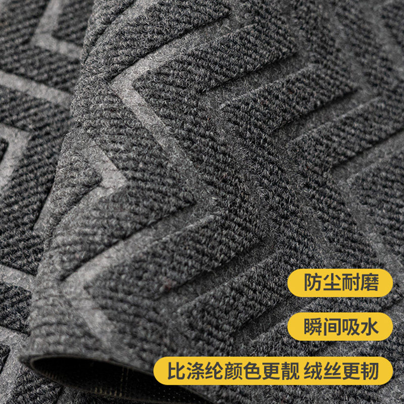 Kitchen floor mats, non-slip, anti-oil, no-wash, wipeable, waterproof and absorbent carpets, entrance door, foot mats for home