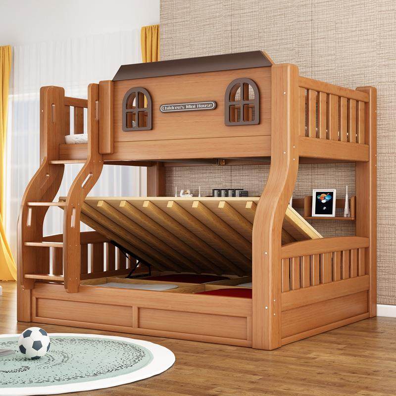 喜挚儿童双层床实木上下床成人两层床高低床子母床上下铺床母子床,淘宝优惠券,粉丝福利购,淘宝优惠卷